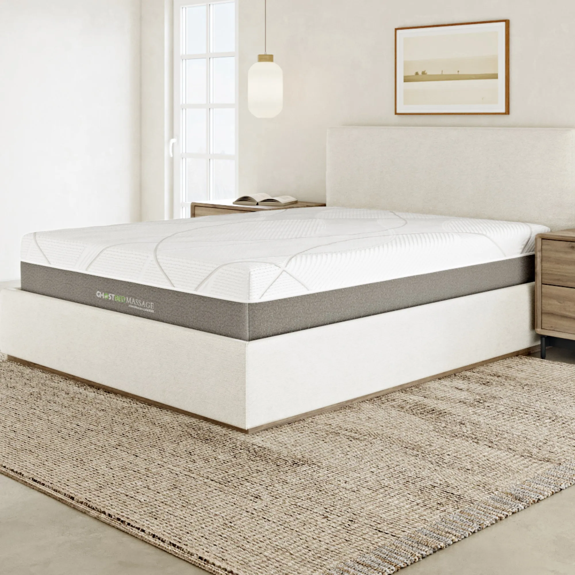 GhostBed Massage 12" Hybrid Mattress