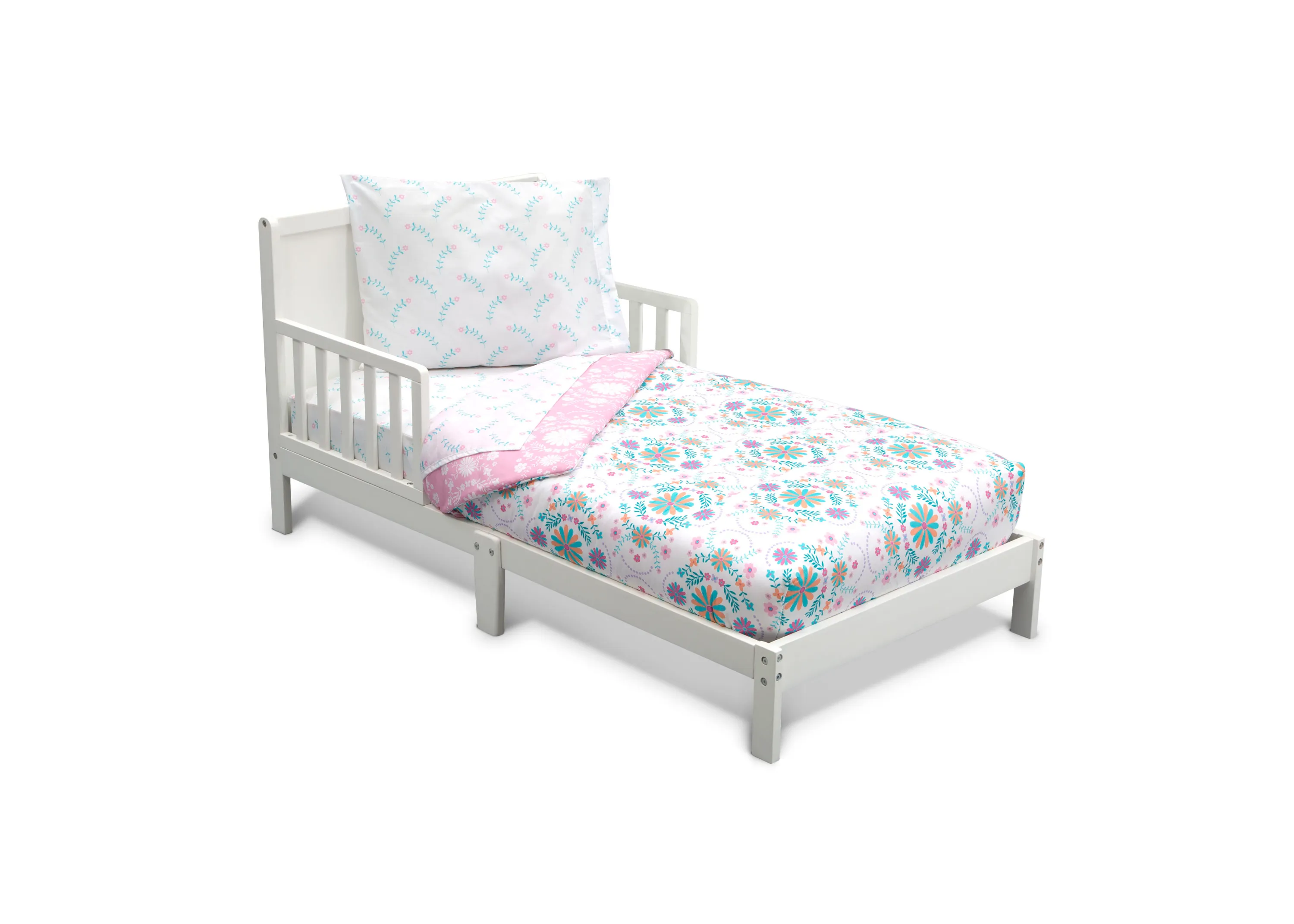 Girls 4-Piece Toddler Bedding Set