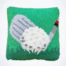 Hooked Golf Ball Pillow