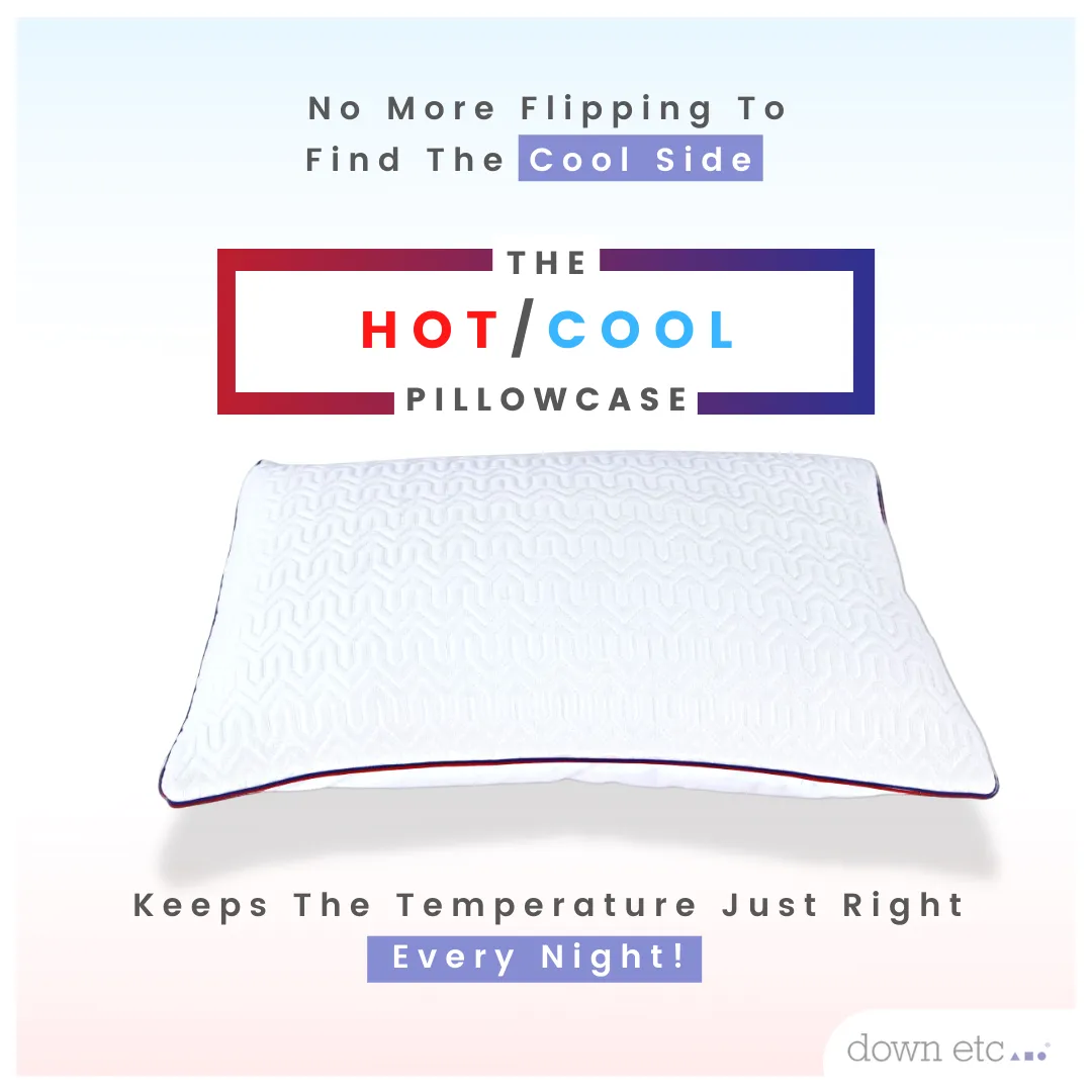 hot/cool pillow cover