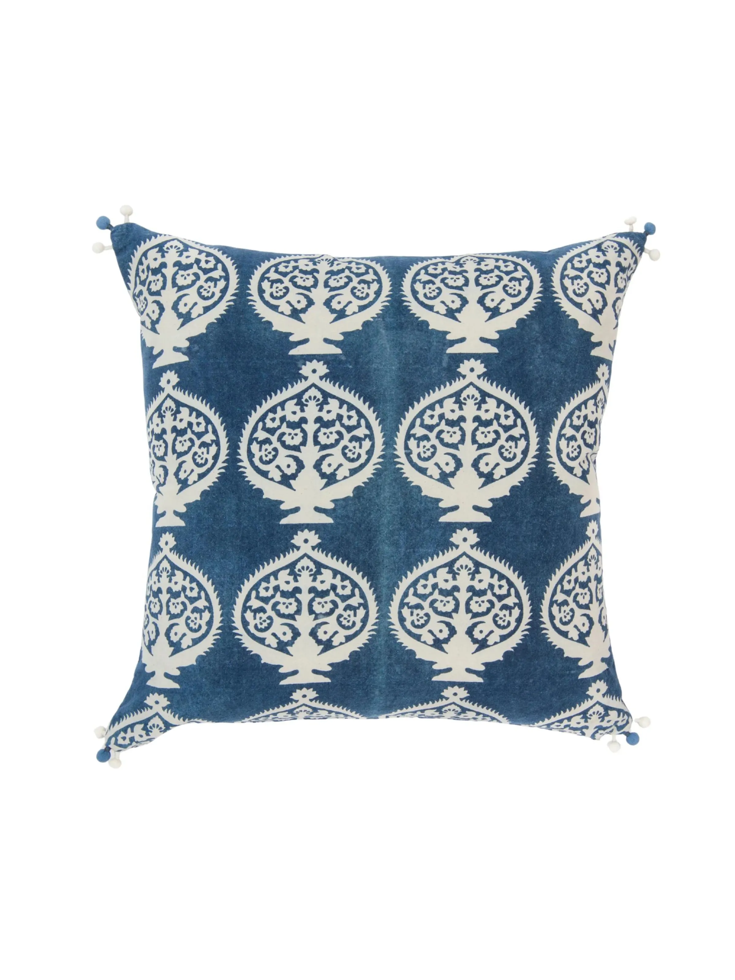 Indigo Bukhara Decorative Pillow