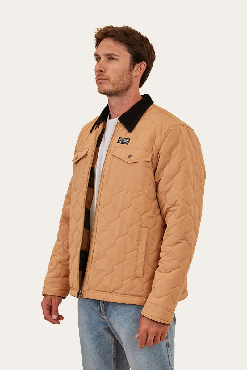 Jed Mens Reversible Jacket - Tawny Brown