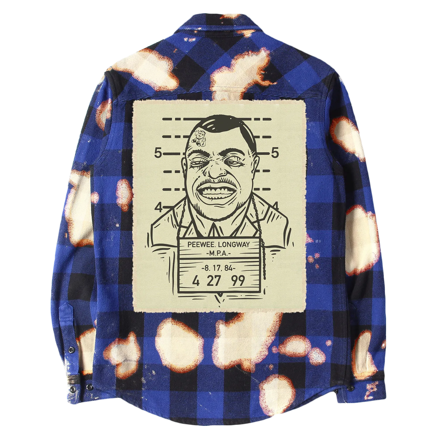 Longway Sinatra Blue Splattered Flannel