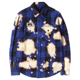 Longway Sinatra Blue Splattered Flannel