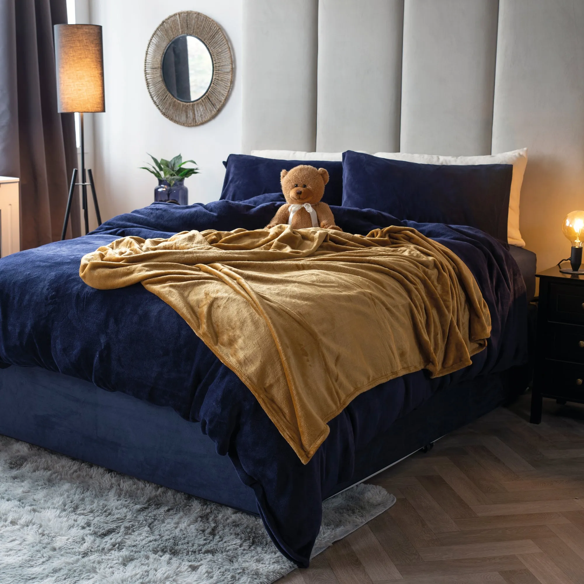 Luxury Duvet Cover Set - Navy