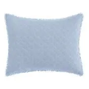 Mila Chambray Blue Breakfast Pillow