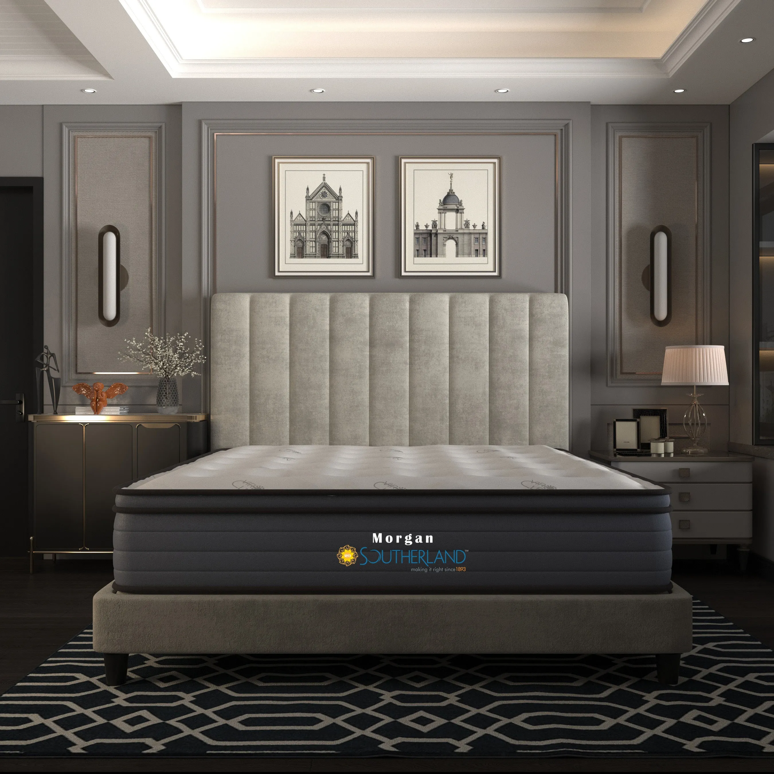 Morgan Euro Top Mattress by Southerland