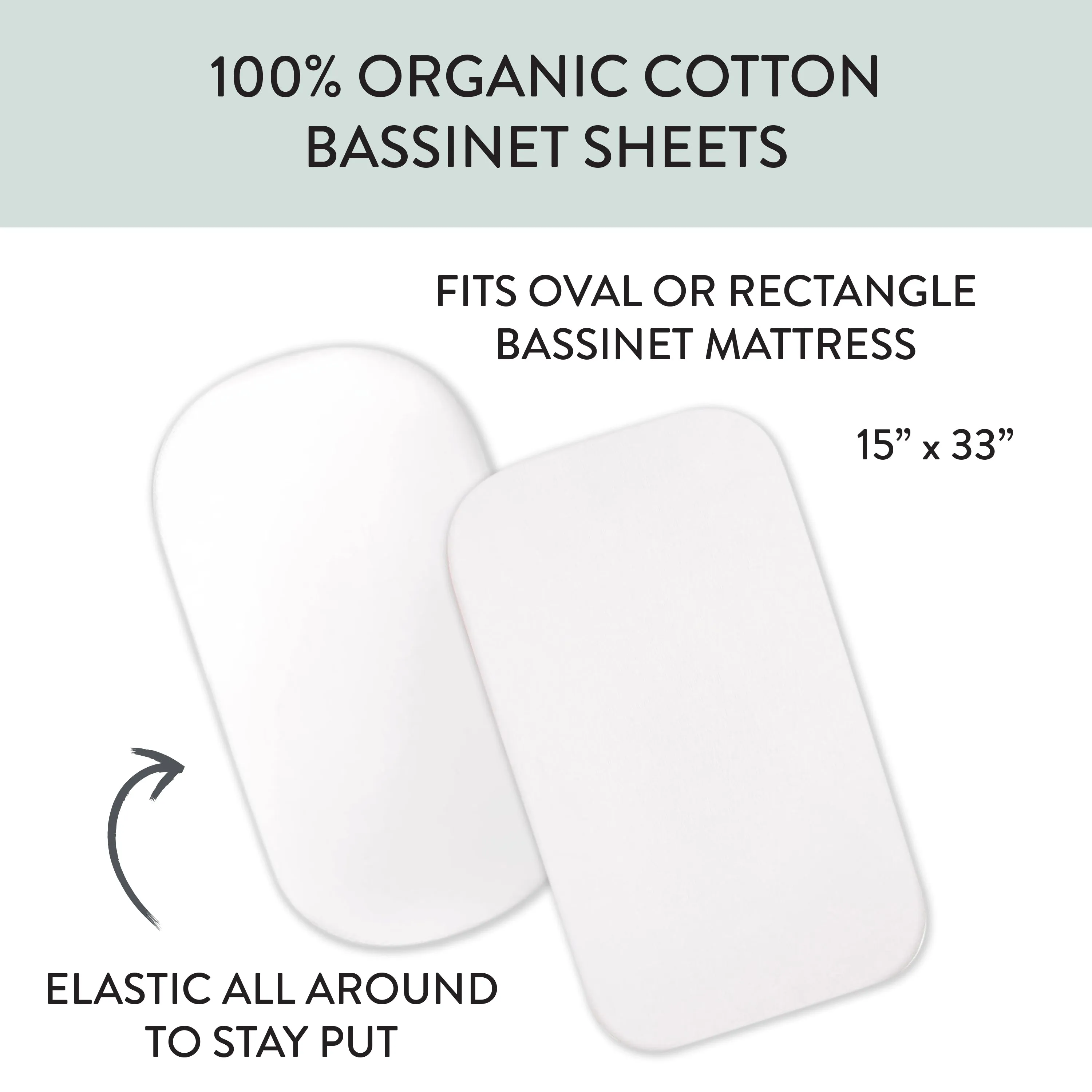 Organic Cotton Bassinet Sheet