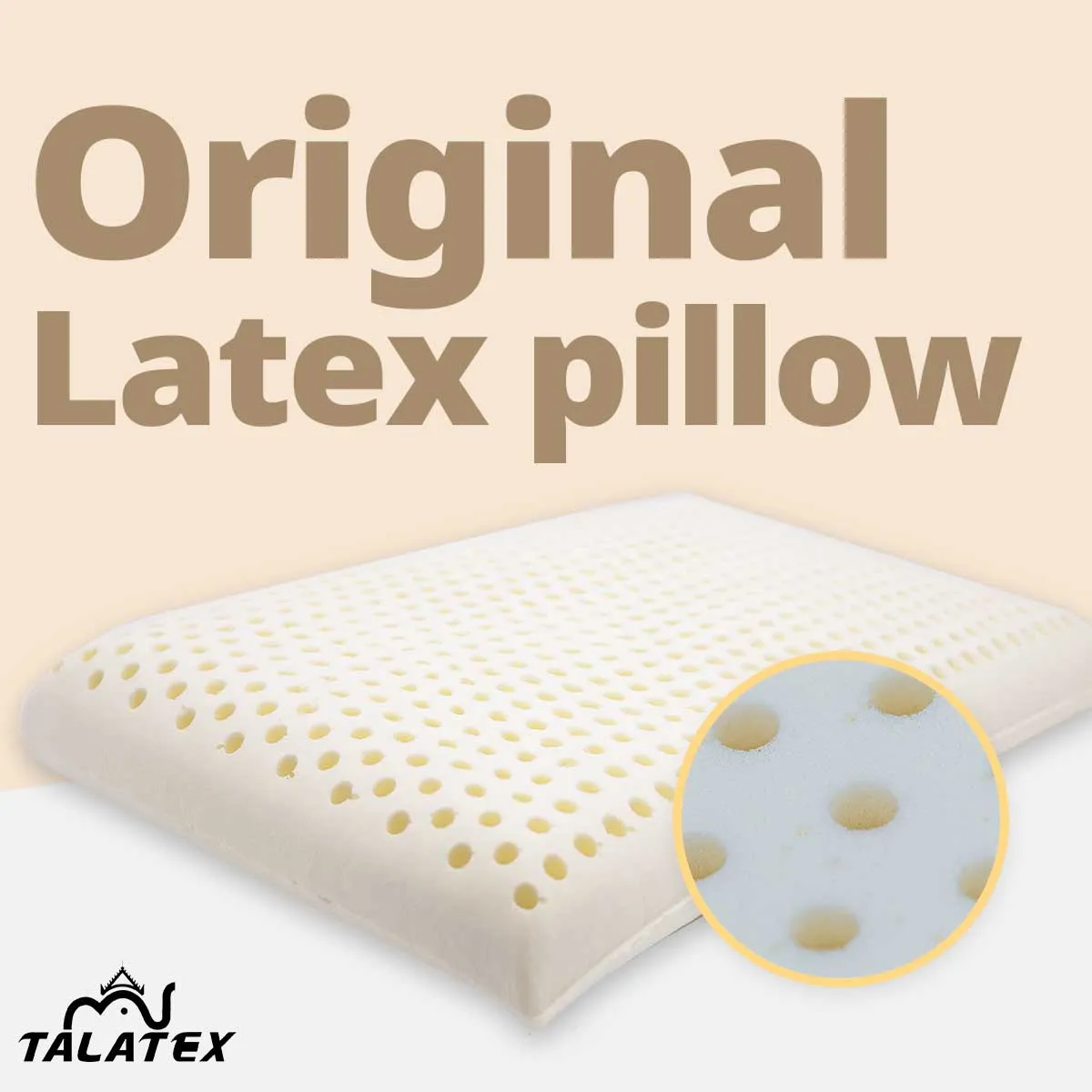 Original Latex Pillow (Dunlop Process)