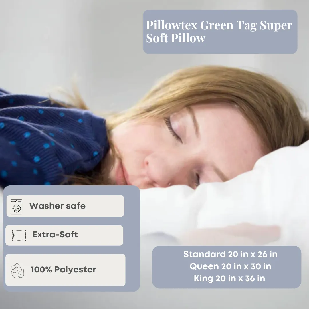 Pillowtex Green Tag Super Soft Pillow