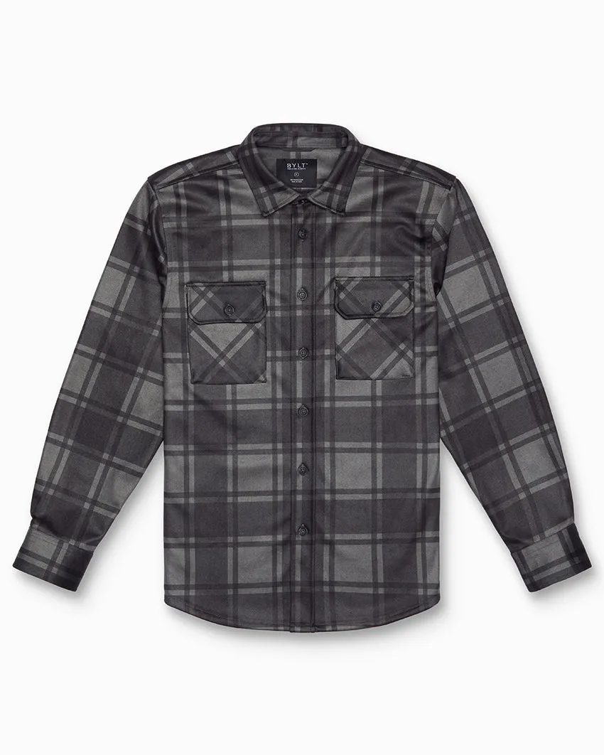 Plaid Coastal Overshirt <!-- Size S -->