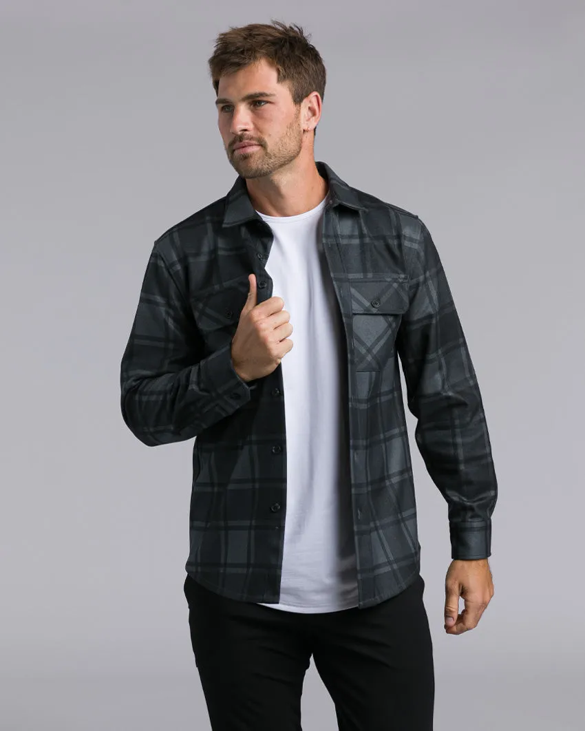 Plaid Coastal Overshirt <!-- Size S -->