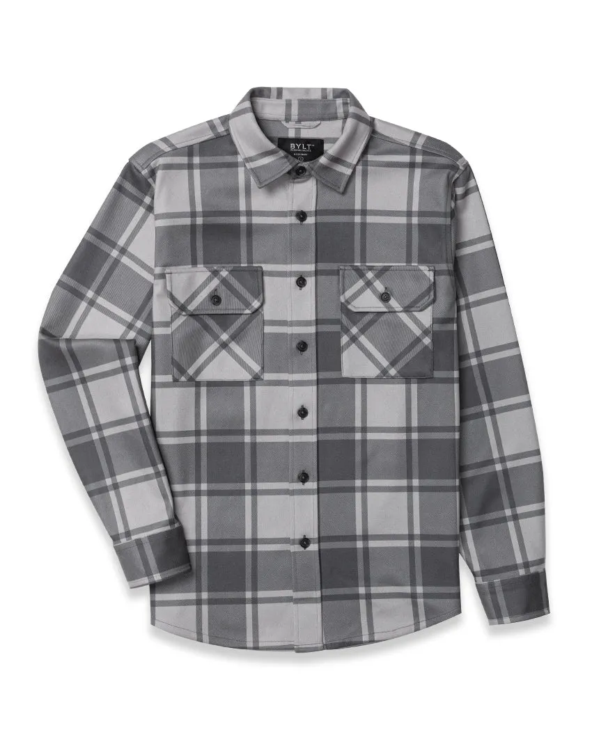 Plaid Coastal Overshirt <!-- Size S -->