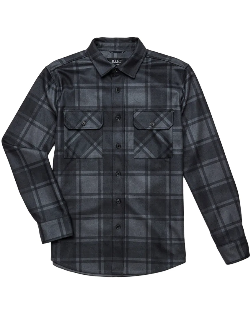 Plaid Coastal Overshirt <!-- Size S -->