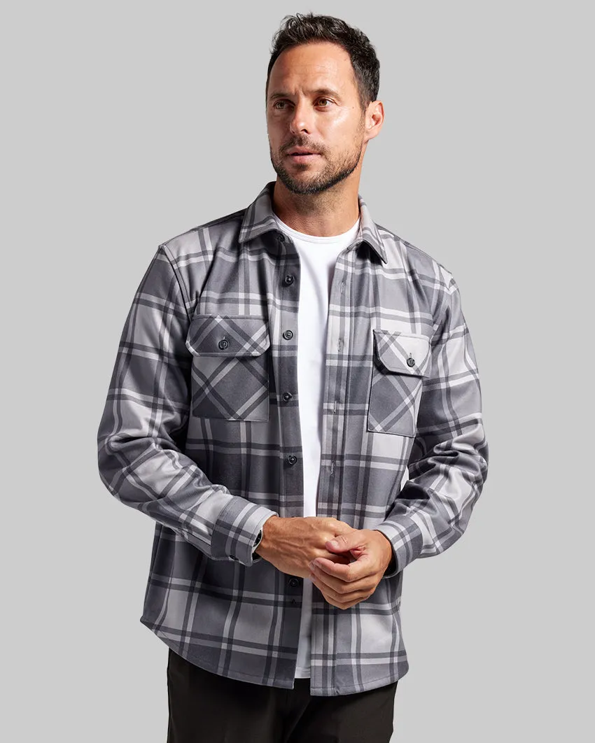 Plaid Coastal Overshirt <!-- Size S -->