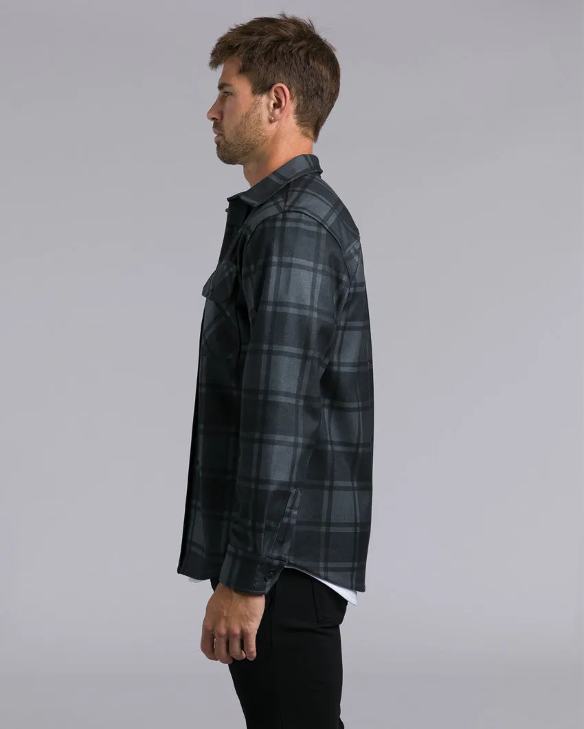 Plaid Coastal Overshirt <!-- Size S -->