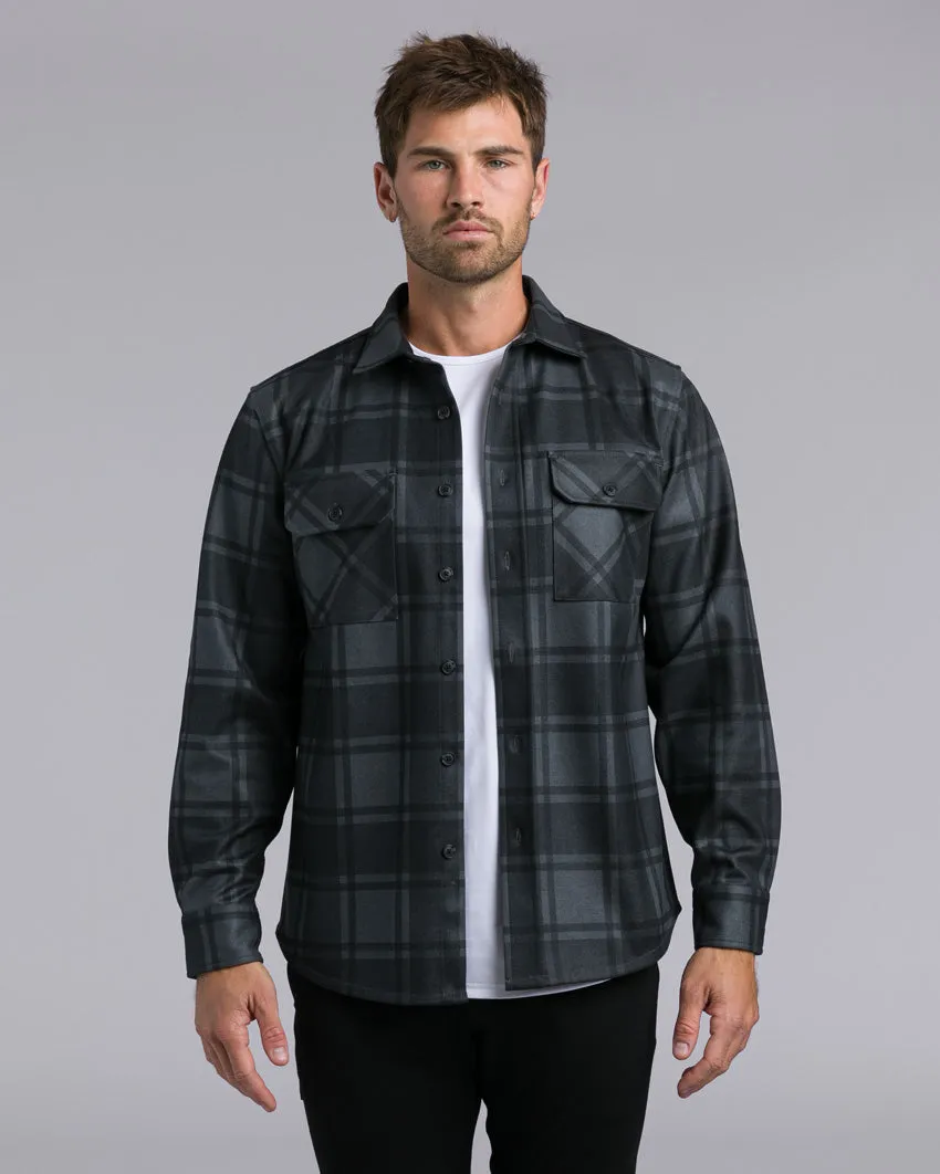 Plaid Coastal Overshirt <!-- Size S -->