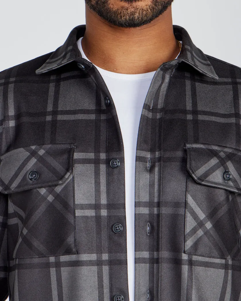 Plaid Coastal Overshirt <!-- Size S -->