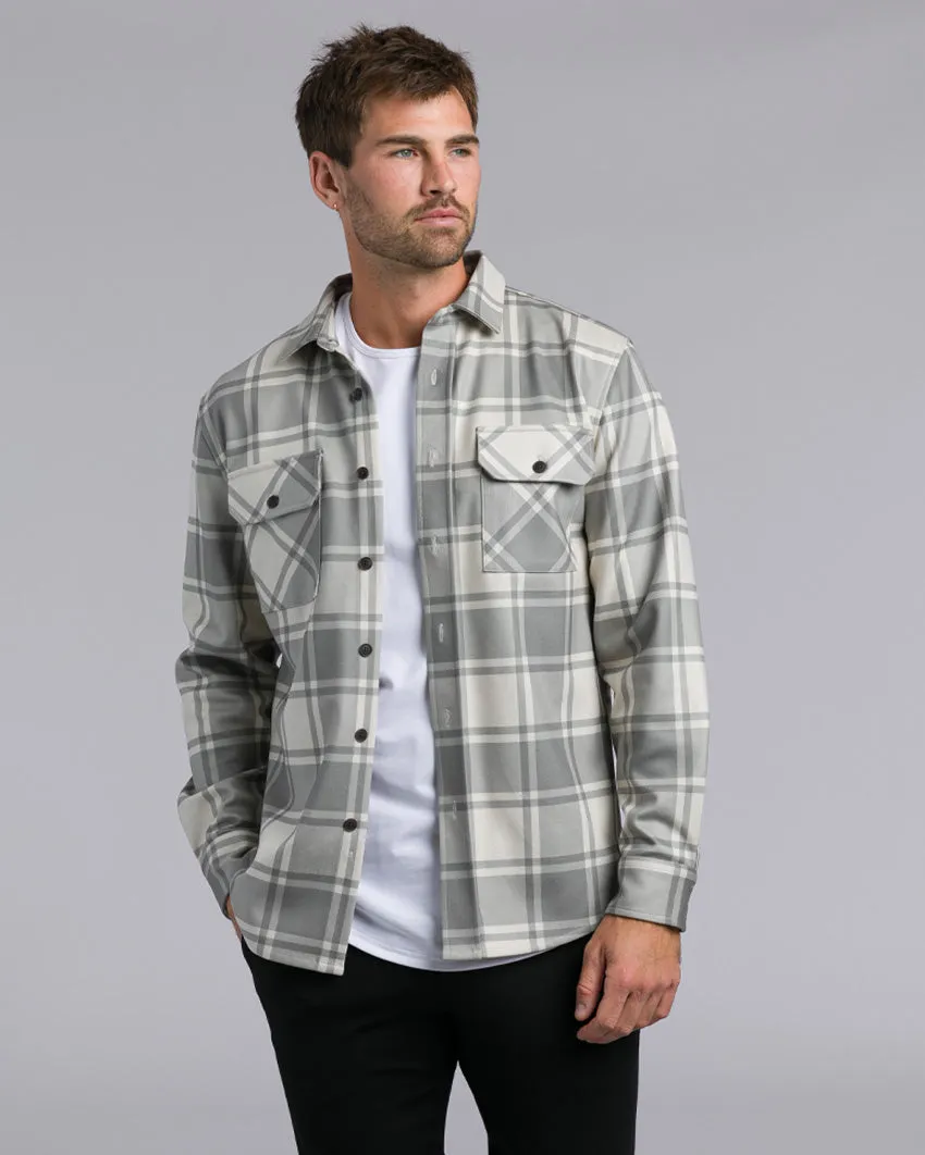 Plaid Coastal Overshirt <!-- Size S -->