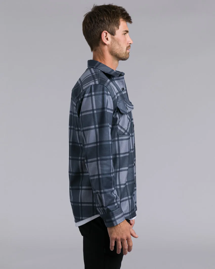 Plaid Coastal Overshirt <!-- Size S -->