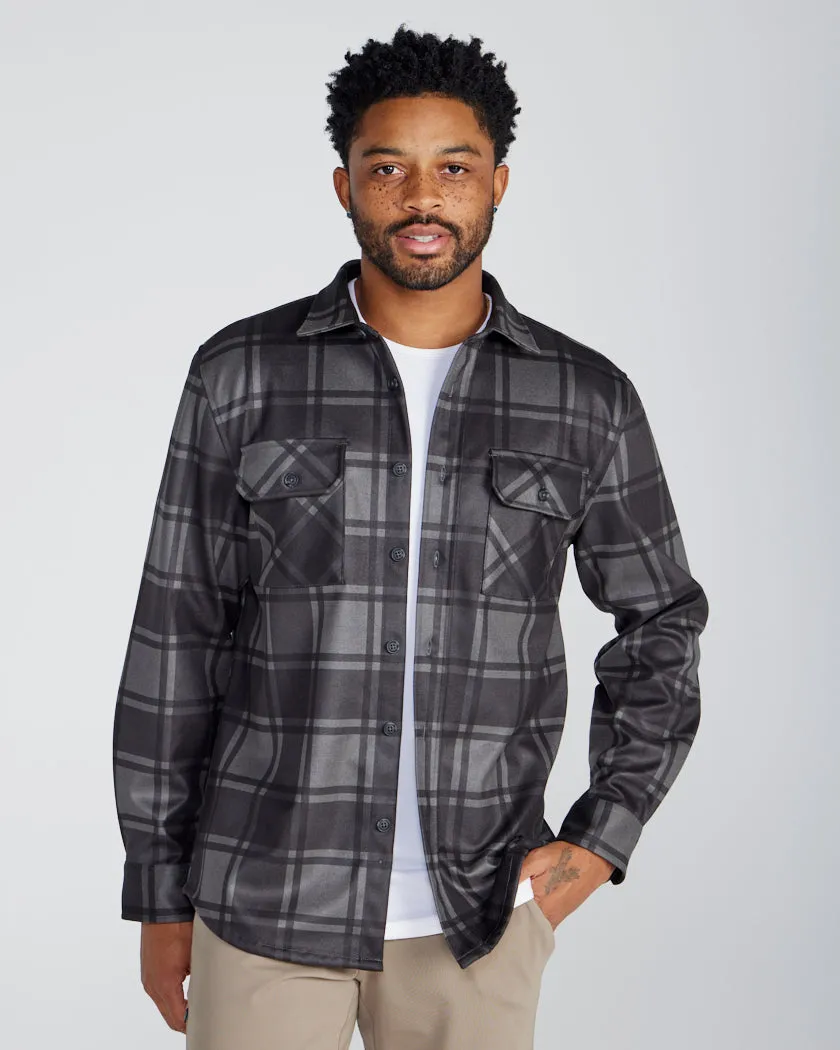 Plaid Coastal Overshirt <!-- Size S -->