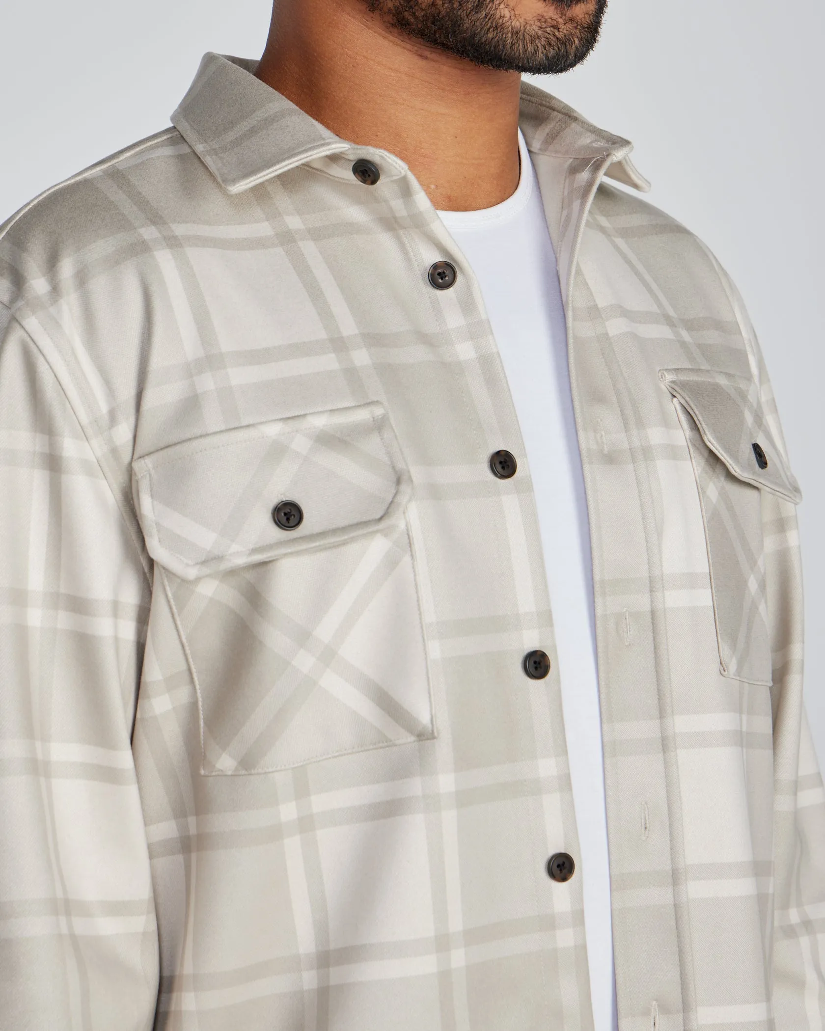 Plaid Coastal Overshirt <!-- Size S -->