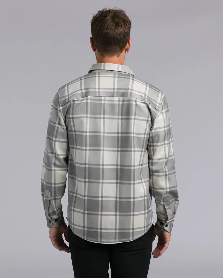 Plaid Coastal Overshirt <!-- Size S -->