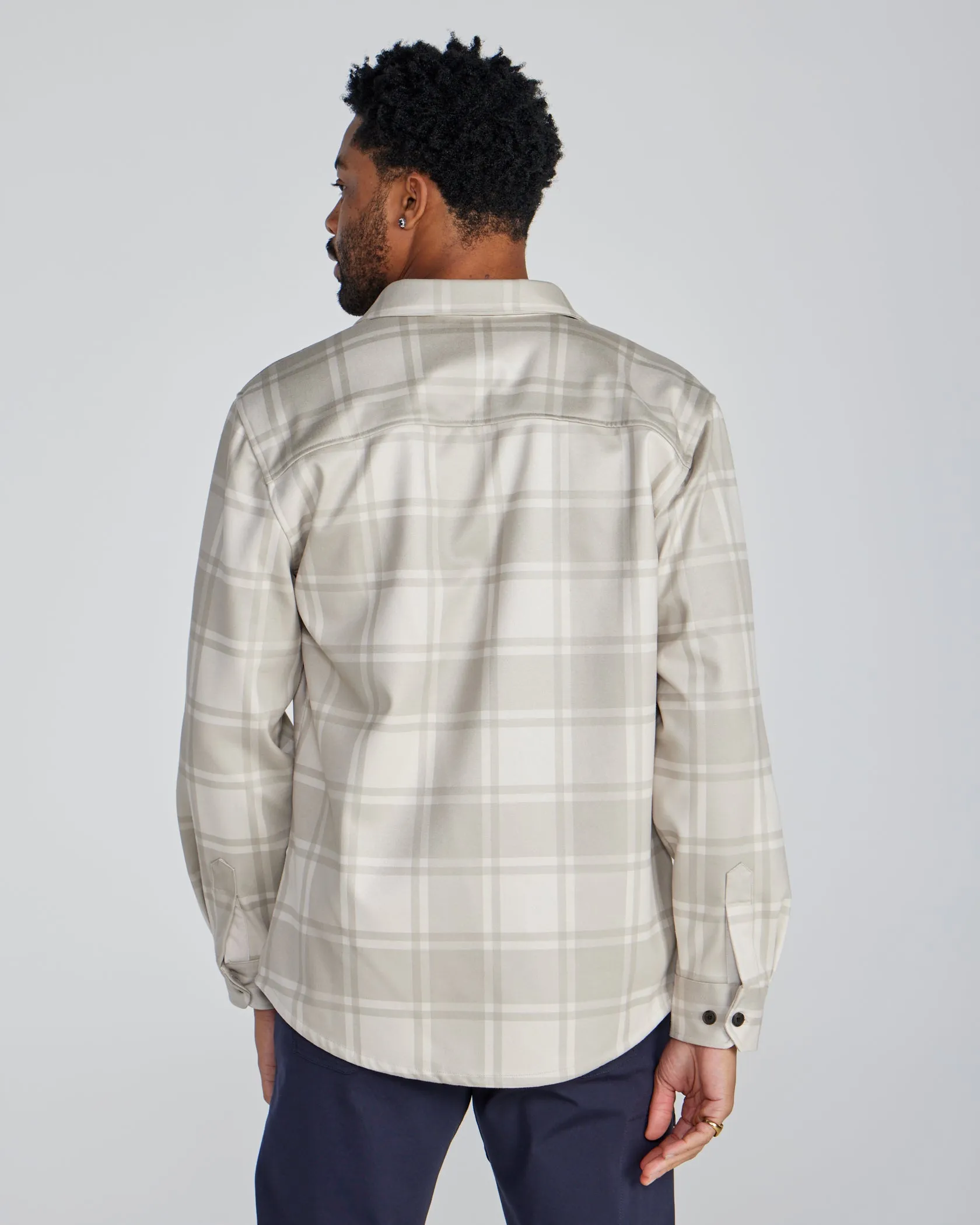 Plaid Coastal Overshirt <!-- Size S -->