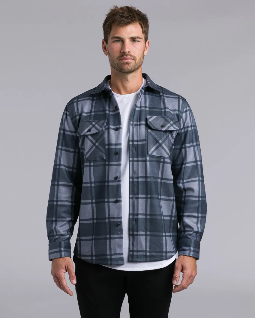 Plaid Coastal Overshirt <!-- Size S -->