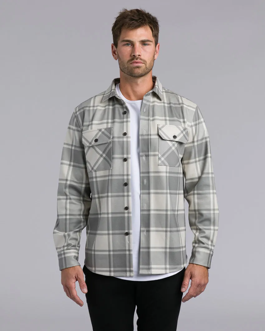 Plaid Coastal Overshirt <!-- Size S -->