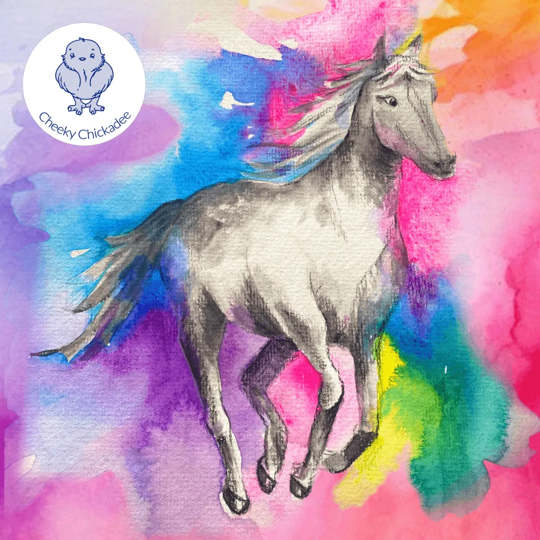 PREORDER Rainbow Horses Quilt (Ships w/c 2nd Dec)