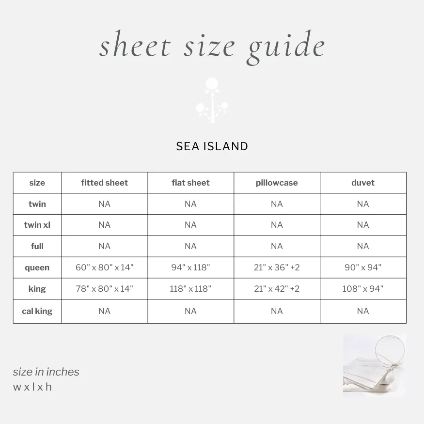 sea island duvet cover