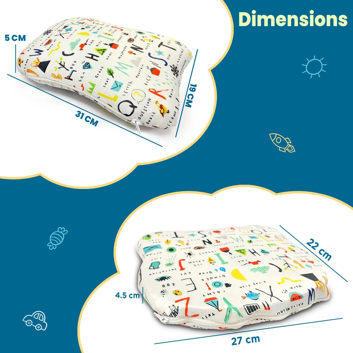 Sleepsia Kids Alpha Pillow (Combo)