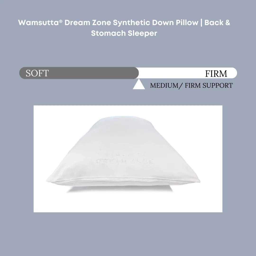 Wamsutta Dream Zone Synthetic Down Pillow | Back & Stomach Sleeper