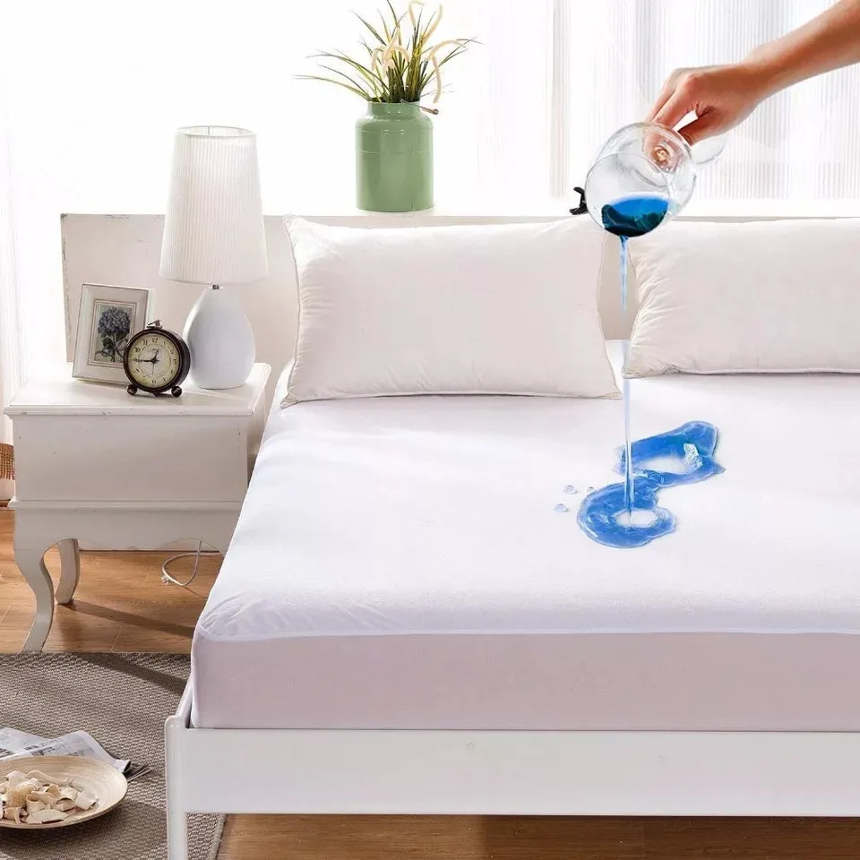 Waterproof Mattress Protector Cover Terry Cotton